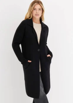 Damen bonprix Bekleidung·Jeans|Pullover & Strickjacken|Langer Strickmantel im Loose Fit