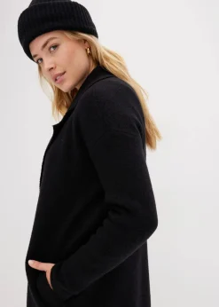 Damen bonprix Bekleidung·Jeans|Pullover & Strickjacken|Langer Strickmantel im Loose Fit
