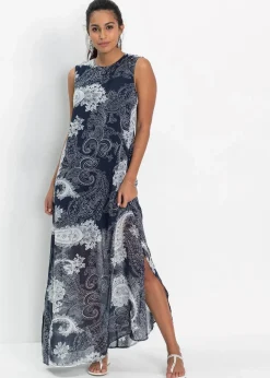 Damen bonprix Bekleidung·Pullover & Strickjacken|Kleider|Langes Chiffonkleid