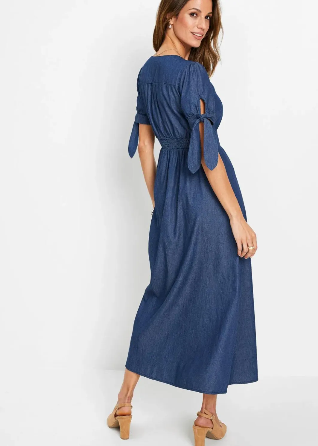 Langes Jeanskleid Damen Kleider