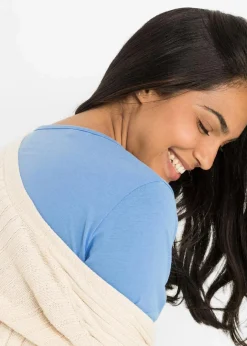Hot Langes Nachthemd aus reiner Bio-Baumwolle Damen Wäsche·Nachtwäsche|Nachtwäsche