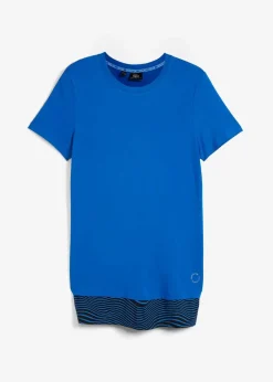 Damen bonprix Bekleidung·Sweat|Nachhaltigere Materialien|Langes Sport-Shirt 2-in-1-Optik