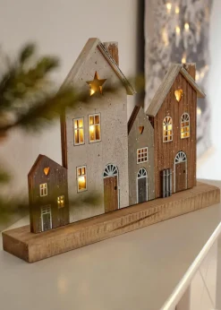 Outlet LED-Deko-Objekt Häuser Sehr Beliebt|Wohnaccessoires