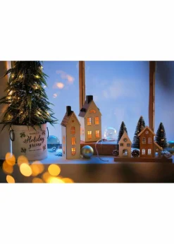 bonprix Sehr Beliebt|Wohnaccessoires|LED-Deko-Objekt Häuser und Tannen