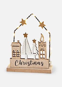 bonprix Wohnaccessoires|Weihnachtsdeko & -Textilien·Beleuchtung|LED-Deko-Objekt in Hausfom