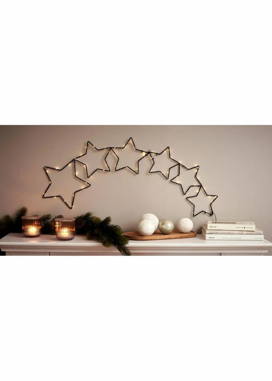 LED-Deko-Objekt in Sternschnuppen Design Wohnaccessoires|Weihnachtsdeko & -Textilien·Beleuchtung