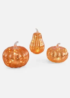 Online LED-Deko-Objekt Kürbisse (3-tlg.Set) Wohnaccessoires