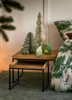 bonprix Wohnaccessoires|Weihnachtsdeko & -Textilien·Beleuchtung|LED-Deko-Objekte Häuser (2-tlg. Set)