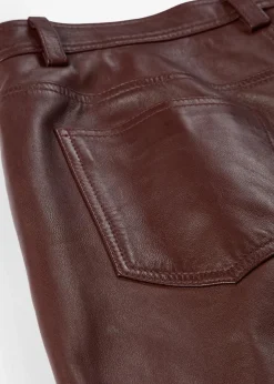 Clearance Lederhose aus Lammnappa Damen Bekleidung·Kleider|Premium