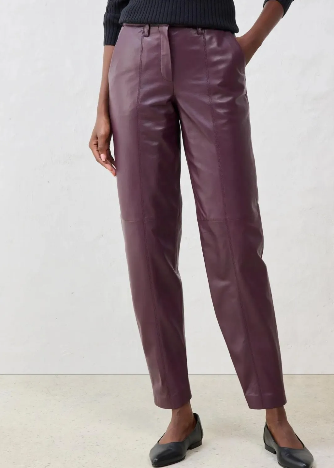 Outlet Lederhose aus Lammnappa Damen Bekleidung·Kleider|Premium
