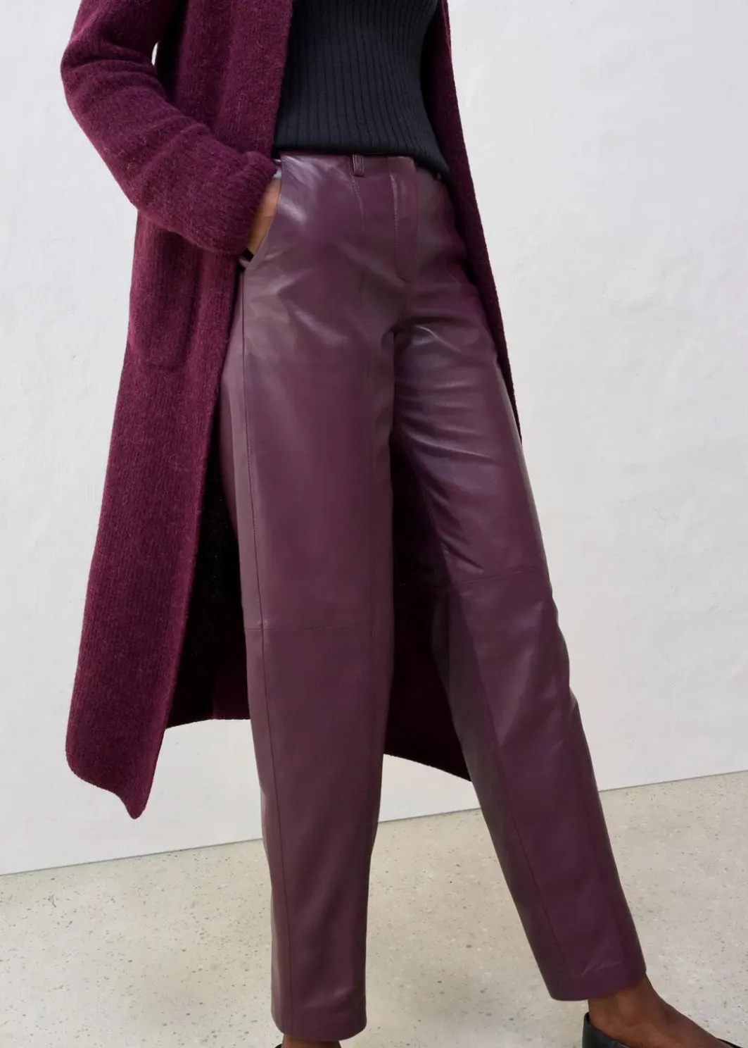 Outlet Lederhose aus Lammnappa Damen Bekleidung·Kleider|Premium