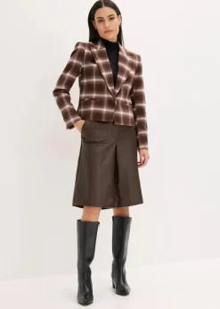 Hot Lederimitat-Bermuda Damen Bekleidung·Outdoorbekleidung|Bekleidung·Kleider