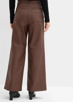 Damen bonprix Hosen|Bekleidung·Kleider|Lederimitat-Hose