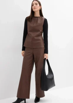 Damen bonprix Hosen|Bekleidung·Kleider|Lederimitat-Hose