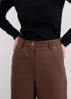 Damen bonprix Hosen|Bekleidung·Kleider|Lederimitat-Hose