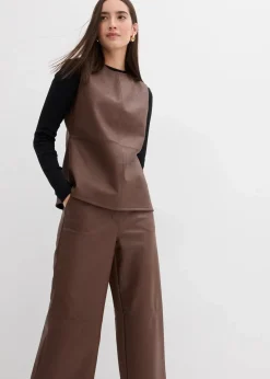 Damen bonprix Hosen|Bekleidung·Kleider|Lederimitat-Hose