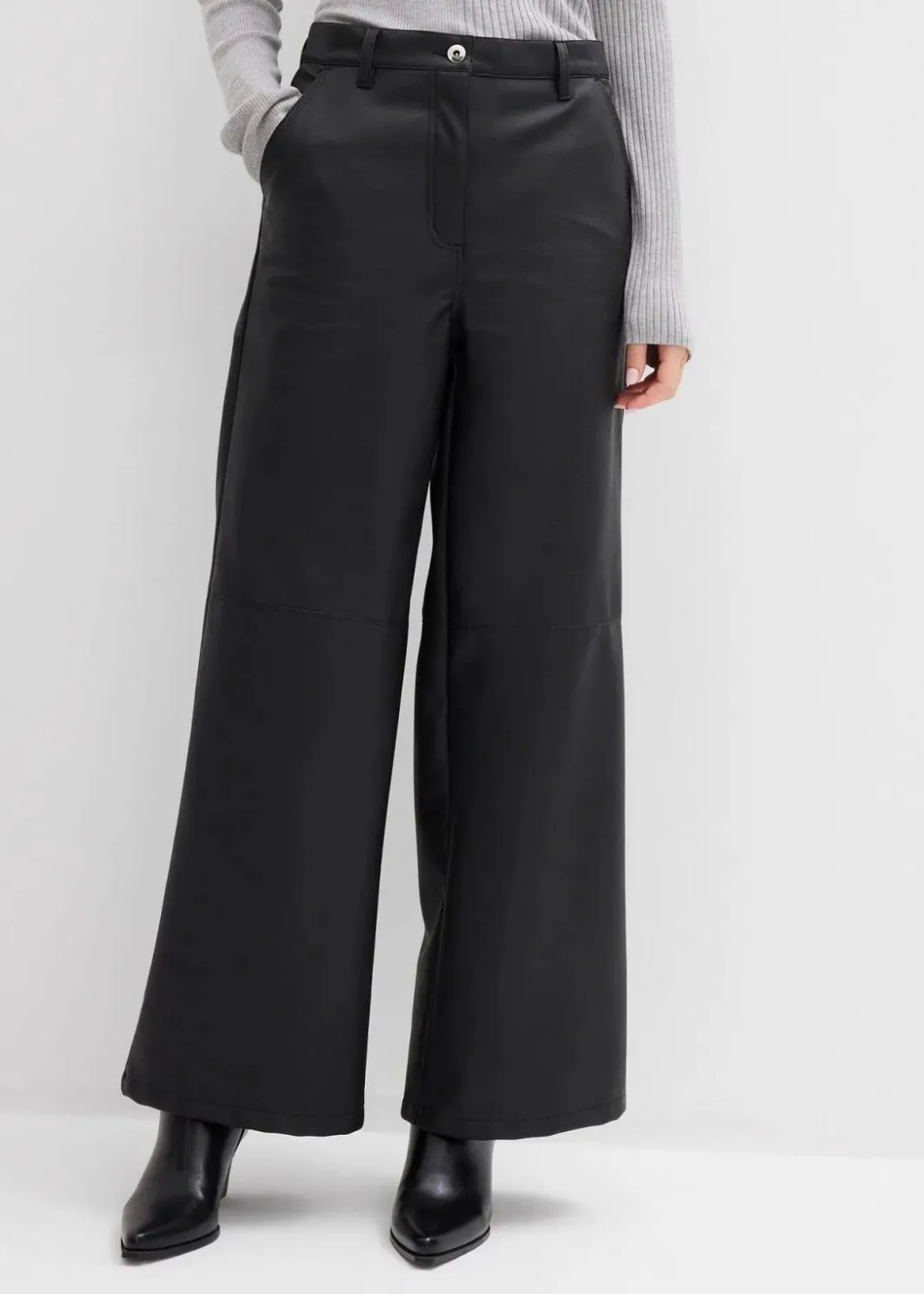 Damen bonprix Bekleidung·Kleider|Hosen|Lederimitat-Hose