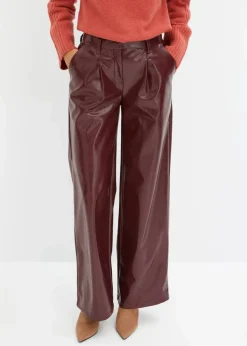 Online Lederimitat-Hose Damen Bekleidung·Kleider|Hosen