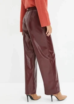 Online Lederimitat-Hose Damen Bekleidung·Kleider|Hosen
