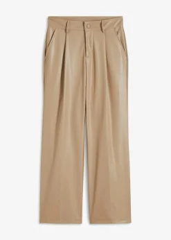 Damen bonprix Bekleidung·Kleider|Hosen|Lederimitat-Hose