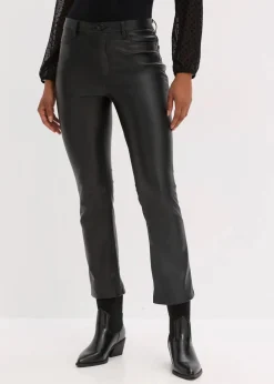 Sale Lederimitat-Hose Damen Nachhaltigere Materialien|Hosen