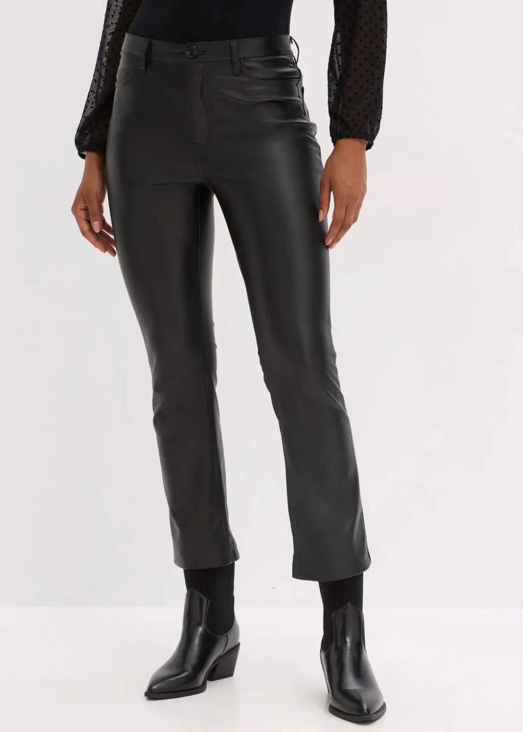 Sale Lederimitat-Hose Damen Nachhaltigere Materialien|Hosen