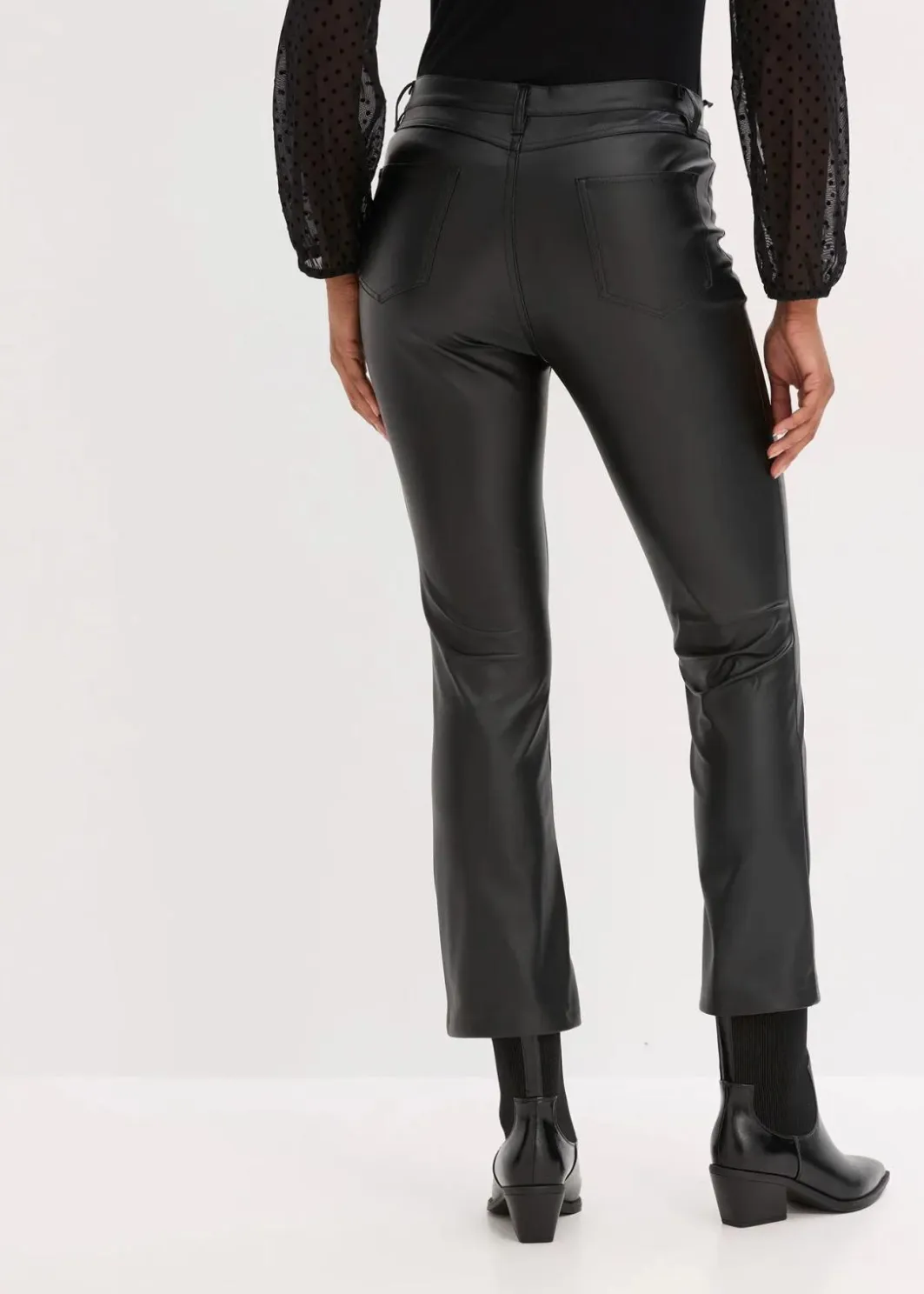 Sale Lederimitat-Hose Damen Nachhaltigere Materialien|Hosen