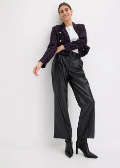 Outlet Lederimitat-Hose Damen Hosen|Bekleidung·Kleider