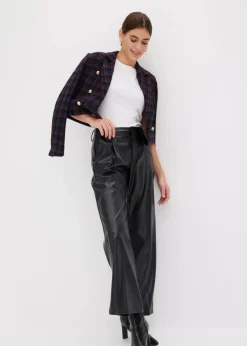 Outlet Lederimitat-Hose Damen Hosen|Bekleidung·Kleider