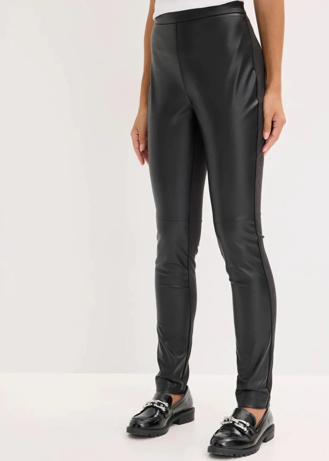 Lederimitat-Hose im Punto di Roma Mix Damen Bekleidung·Kleider|Nachhaltigere Materialien