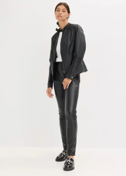 Lederimitat-Hose im Punto di Roma Mix Damen Bekleidung·Kleider|Nachhaltigere Materialien