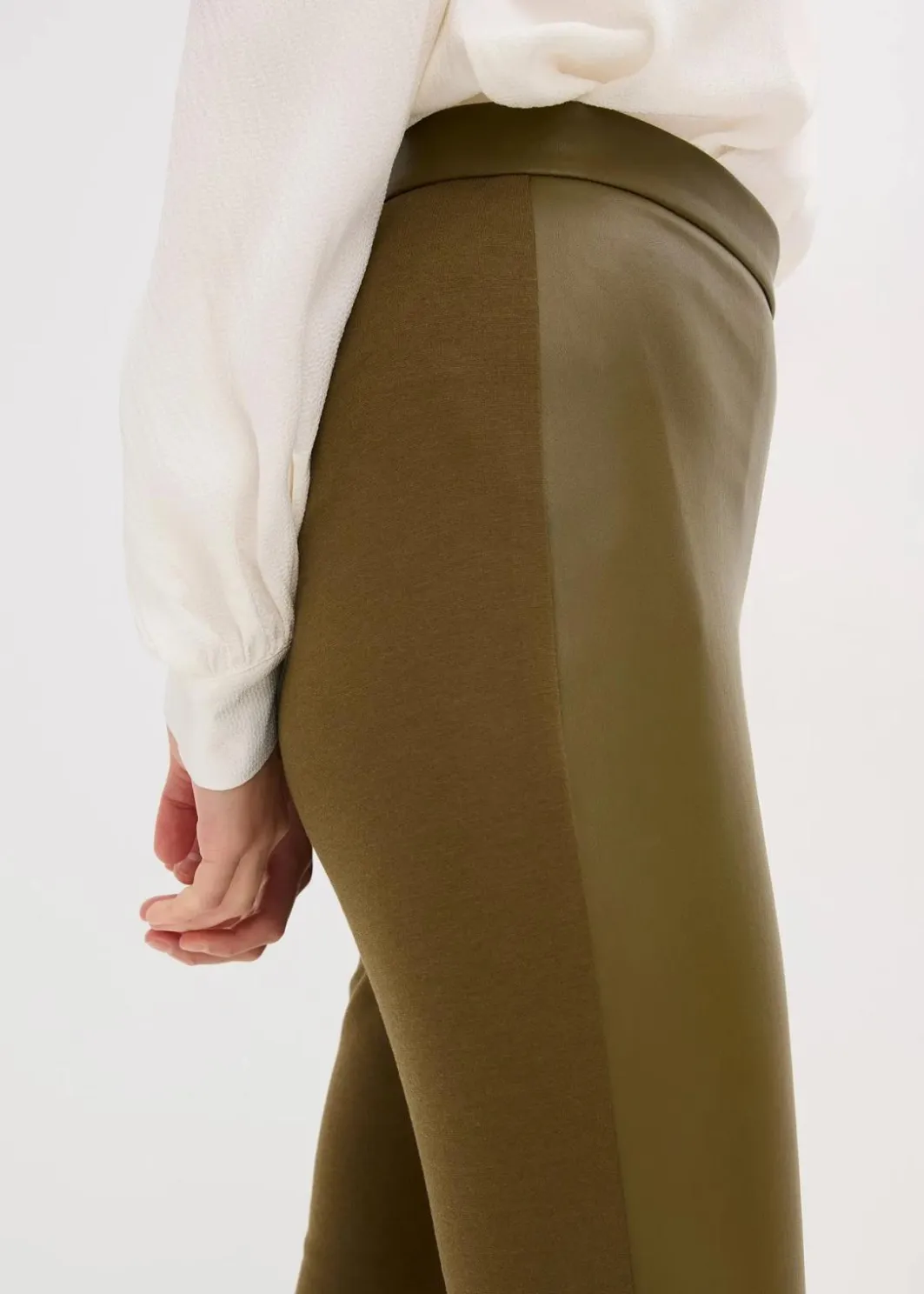 Lederimitat-Hose im Punto di Roma Mix Damen Hosen|Nachhaltigere Materialien