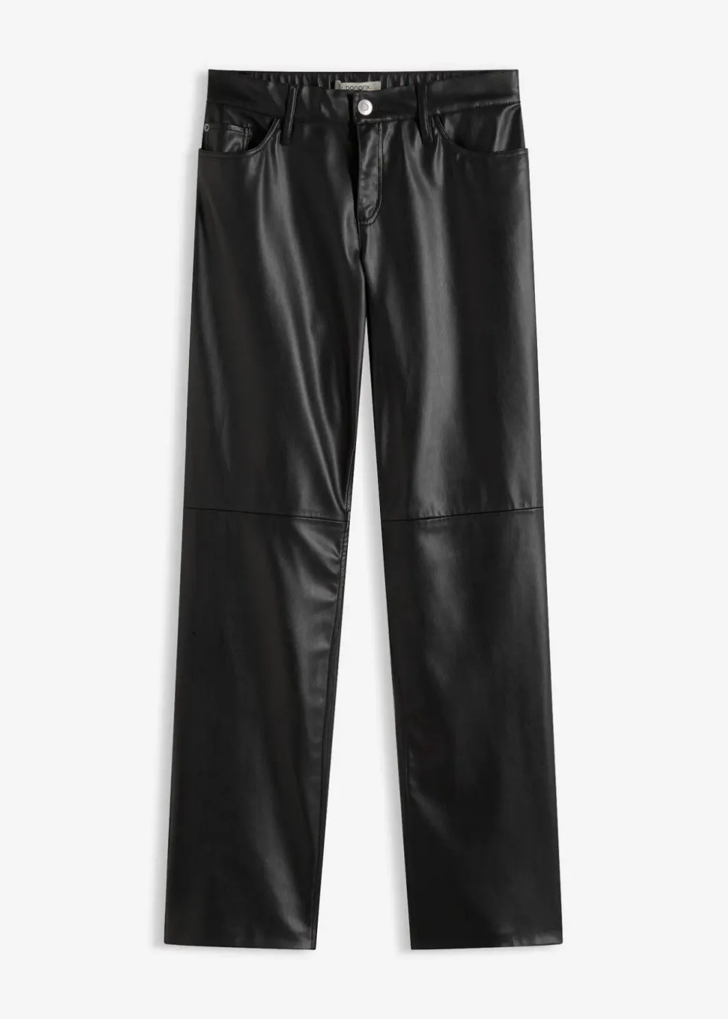 Discount Lederimitat-Hose mit Bequembund Damen Hosen|Bekleidung·Kleider