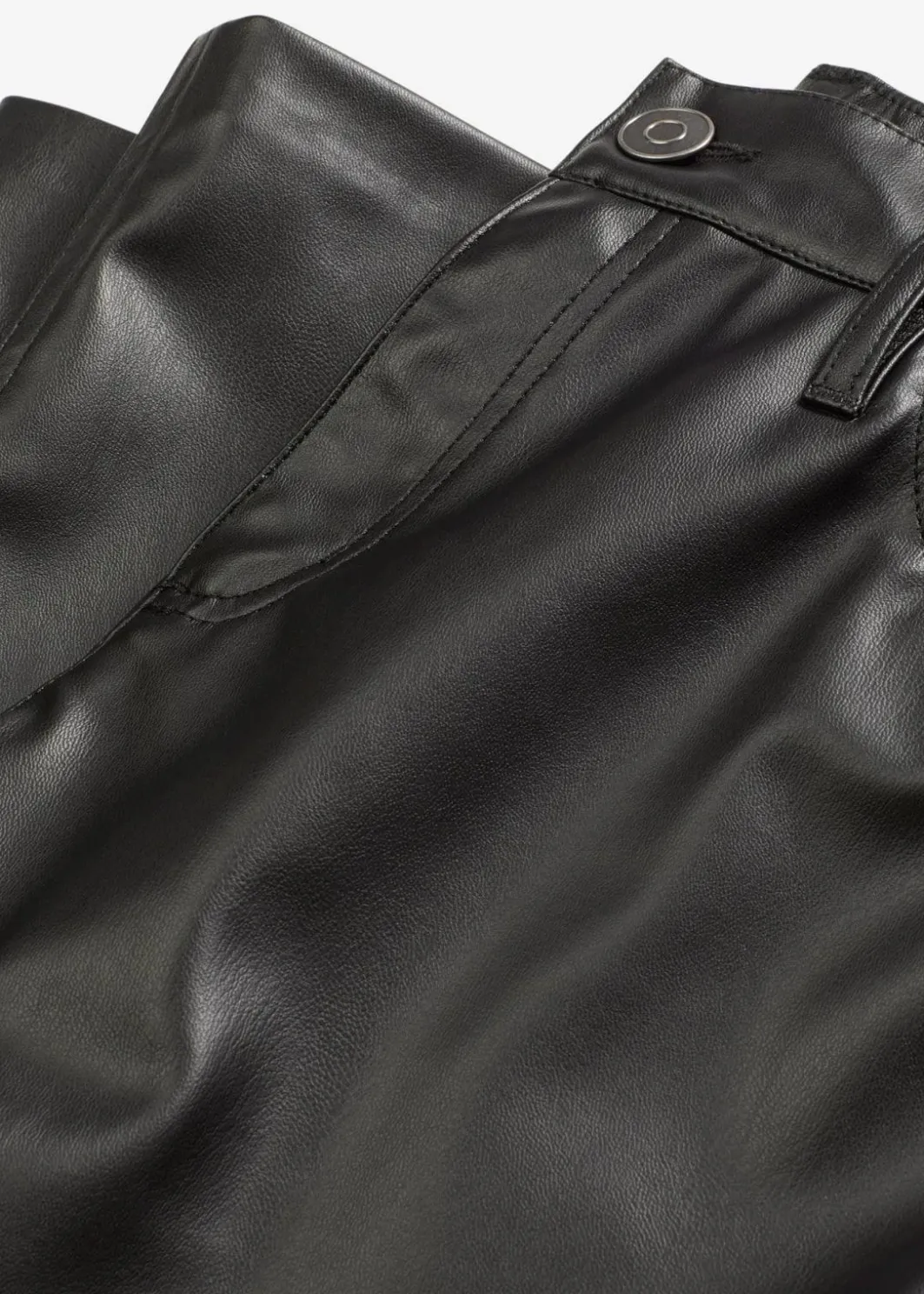 Discount Lederimitat-Hose mit Bequembund Damen Hosen|Bekleidung·Kleider