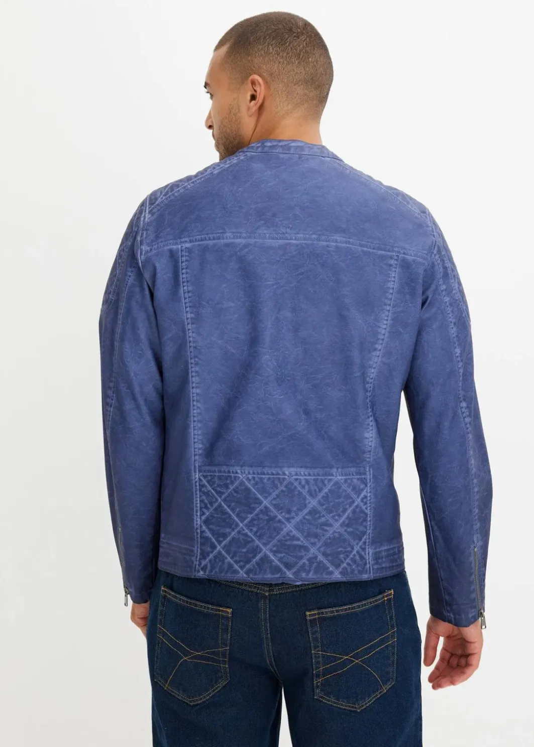 Discount Lederimitat-Jacke Herren Große Größen|Jacken & Mäntel