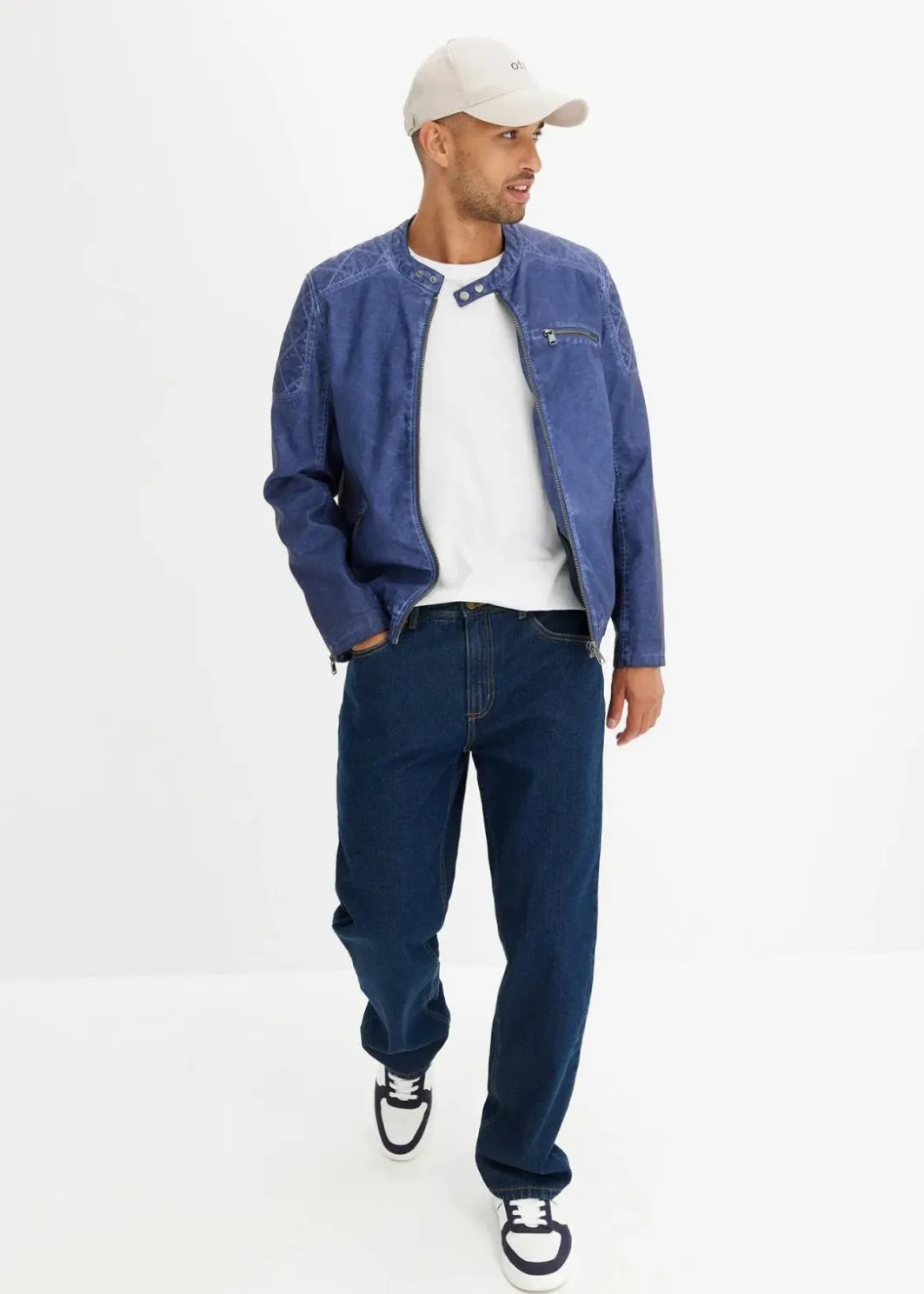 Discount Lederimitat-Jacke Herren Große Größen|Jacken & Mäntel