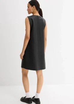Outlet Lederimitat-Kleid Damen Kleider