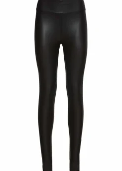 Outlet Lederimitat-Leggings mit Beschichtung Damen Kurzgrößen|Bekleidung·Kleider
