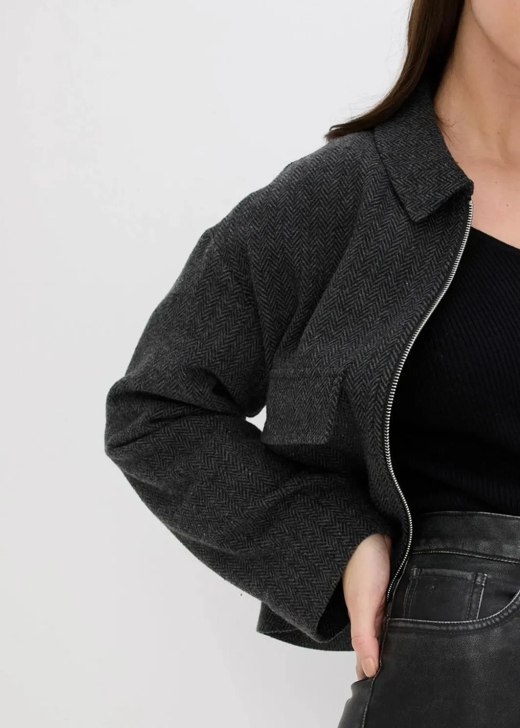 Damen bonprix Röcke|Bekleidung·Sportbekleidung|Lederimitat-Rock