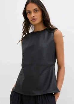 Best Lederimitat-Top Damen Shirts & Tops