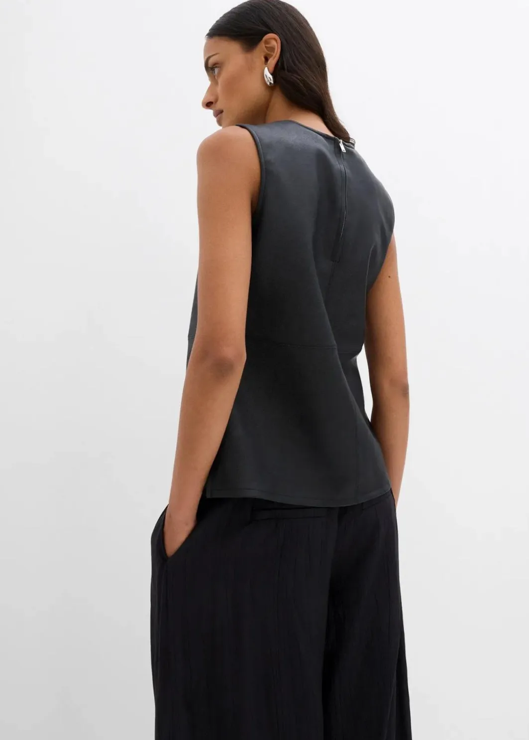 Best Lederimitat-Top Damen Shirts & Tops