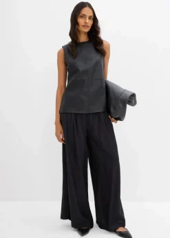 Best Lederimitat-Top Damen Shirts & Tops