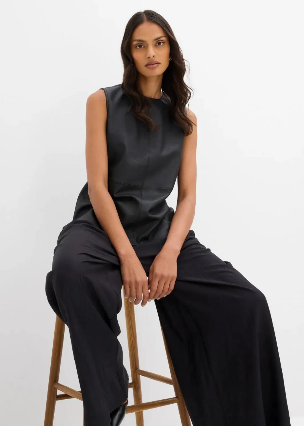 Best Lederimitat-Top Damen Shirts & Tops
