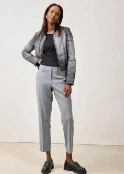 Damen bonprix Bekleidung·Hosen|Jacken & Mäntel|Lederjacke aus Lammnappa