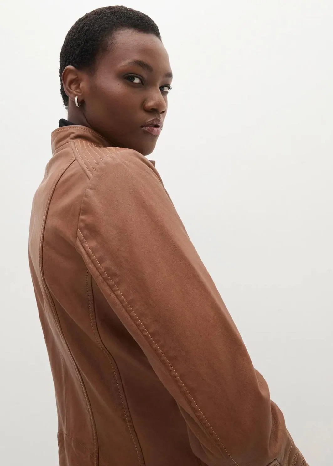 Hot Lederjacke aus Lammnappa Damen Premium|Nachhaltigere Materialien