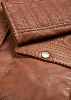 Hot Lederjacke aus Lammnappa Damen Premium|Nachhaltigere Materialien