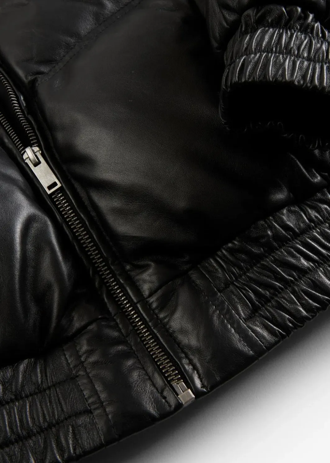 Damen bonprix Bekleidung·Hosen|Premium|Leder-Steppjacke aus Lammnappa