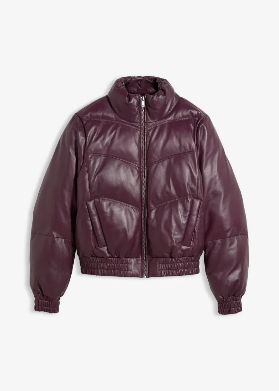New Leder-Steppjacke aus Lammnappa Damen Jacken & Mäntel|Premium