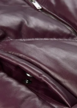 New Leder-Steppjacke aus Lammnappa Damen Jacken & Mäntel|Premium