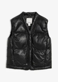Best Leder-Steppweste aus Lammnappa Damen Jacken & Mäntel|Bekleidung·Hosen